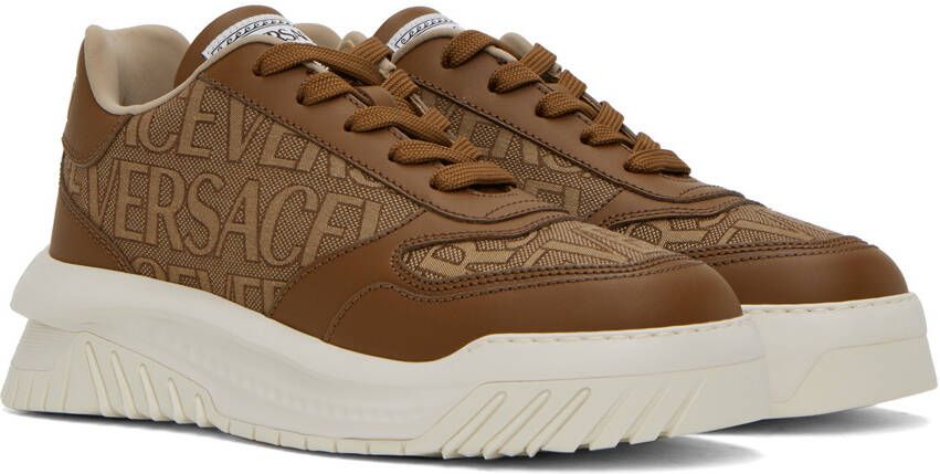 Versace Brown Odissea Sneakers