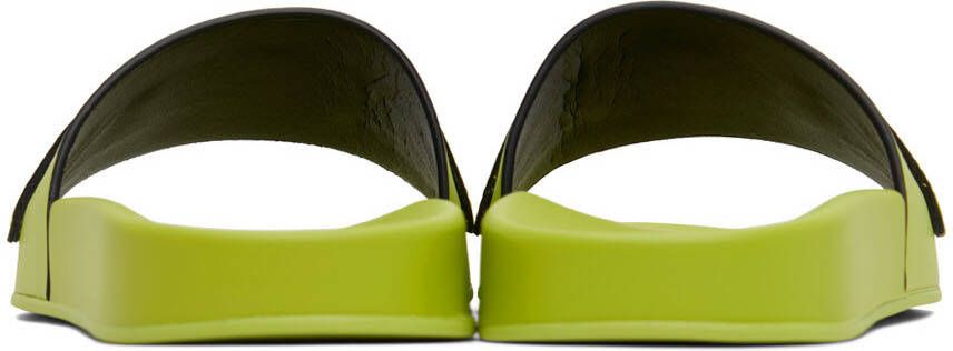 Versace Green Medusa Biggie Slides