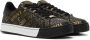 Versace Jeans Couture Black & Gold Court 88 Sneakers - Thumbnail 4