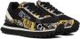 Versace Jeans Couture Black & Gold Fondo Spyke Sneakers - Thumbnail 4