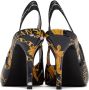 Versace Jeans Couture Black & Gold Scarlett Heels - Thumbnail 2