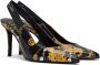 Versace Jeans Couture Black & Gold Scarlett Heels - Thumbnail 4