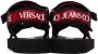 Versace Jeans Couture Black & Red Fondo Strap Sandals - Thumbnail 2