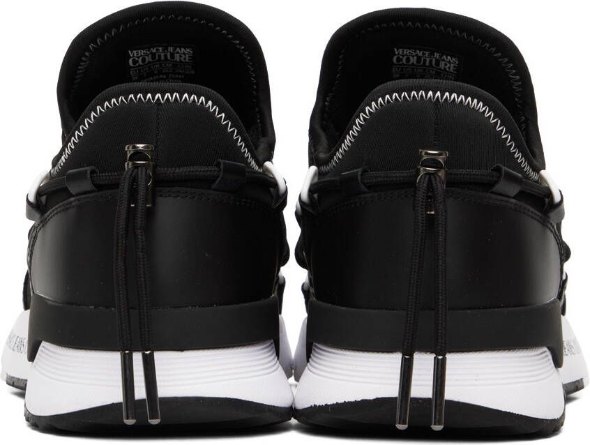 Versace Jeans Couture Black & White Dynamic Sneakers