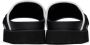 Versace Jeans Couture Black & White Logo Platform Sandals - Thumbnail 2