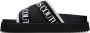 Versace Jeans Couture Black & White Logo Platform Sandals - Thumbnail 3