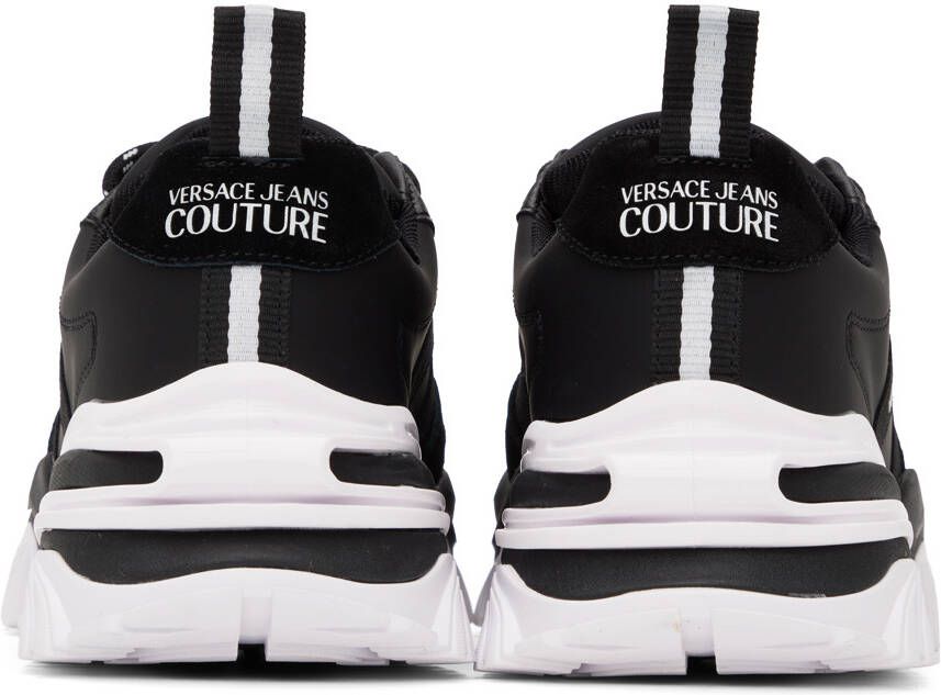 Versace Jeans Couture Black & White New Trail Trek Sneakers