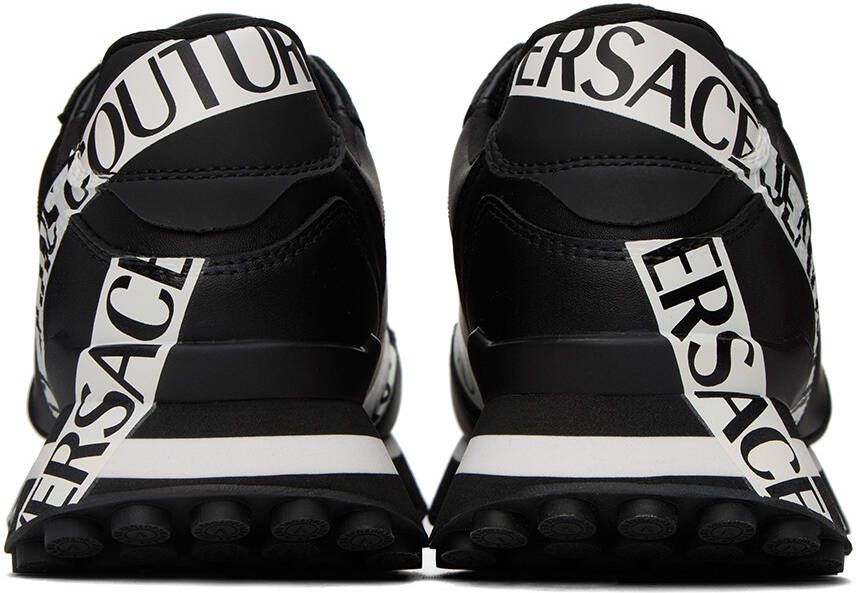 Versace Jeans Couture Black & White Spyke Sneakers