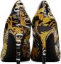 Versace Jeans Couture Black & Yellow Scarlett Heels - Thumbnail 2