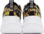 Versace Jeans Couture Black & Yellow Speedtrack Sneakers - Thumbnail 2