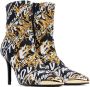 Versace Jeans Couture Black Brush Couture Scarlett Boots - Thumbnail 4