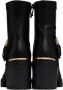 Versace Jeans Couture Black Buckle Ankle Boots - Thumbnail 2
