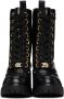 Versace Jeans Couture Black Croc Mia Boots - Thumbnail 2