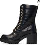 Versace Jeans Couture Black Croc Mia Boots - Thumbnail 3