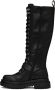 Versace Jeans Couture Black Drew Tall Boots - Thumbnail 3