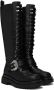 Versace Jeans Couture Black Drew Tall Boots - Thumbnail 4