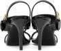 Versace Jeans Couture Black Emily Heeled Sandals - Thumbnail 2