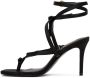 Versace Jeans Couture Black Emily Heeled Sandals - Thumbnail 3