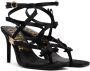 Versace Jeans Couture Black Emily Heeled Sandals - Thumbnail 4