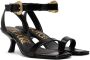 Versace Jeans Couture Black Fiona Heeled Sandals - Thumbnail 4