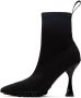 Versace Jeans Couture Black Flair Logo Ankle Boots - Thumbnail 3