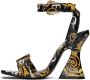 Versace Jeans Couture Black Kirsten Heeled Sandals - Thumbnail 3