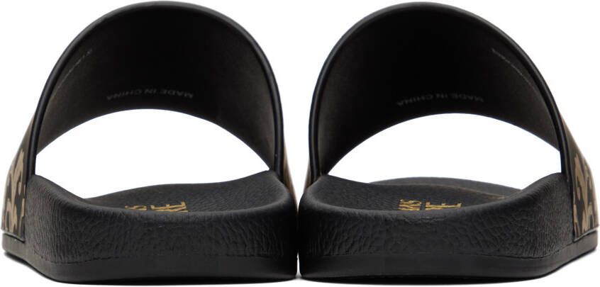 Versace Jeans Couture Black Logo Couture Slides