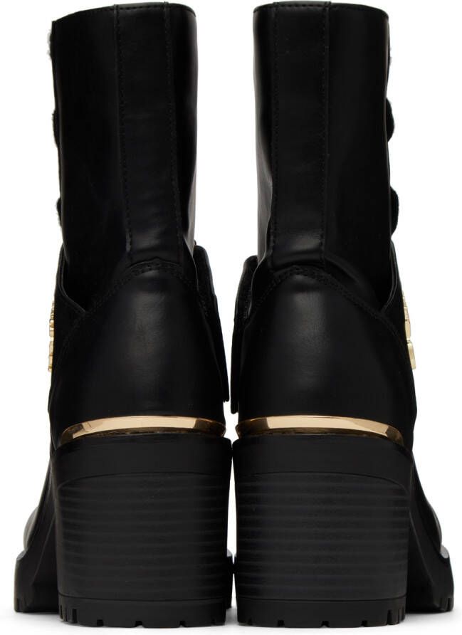Versace Jeans Couture Black Mia Ankle Boots