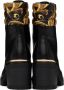 Versace Jeans Couture Black Mia Barocco Ankle Boots - Thumbnail 2