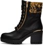 Versace Jeans Couture Black Mia Barocco Ankle Boots - Thumbnail 3