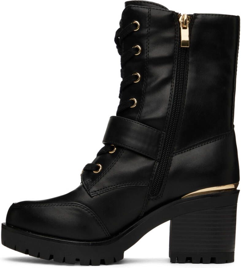 Versace Jeans Couture Black Mia Baroque Boots