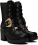 Versace Jeans Couture Black Mia Baroque Boots - Thumbnail 4