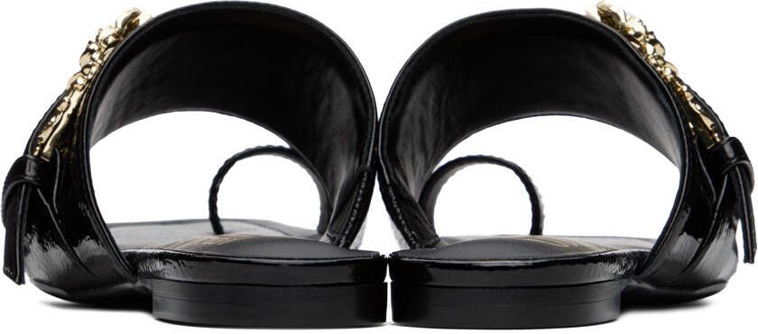 Versace Jeans Couture Black Millie Sandals