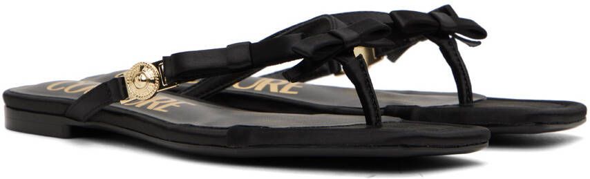 Versace Jeans Couture Black Millie Sandals