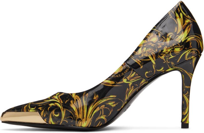 Versace Jeans Couture Black Regalia Baroque Pumps