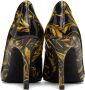 Versace Jeans Couture Black Regalia Baroque Pumps - Thumbnail 4