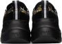 Versace Jeans Couture Black Speedtrack Logo Couture Low-Top Sneakers - Thumbnail 2