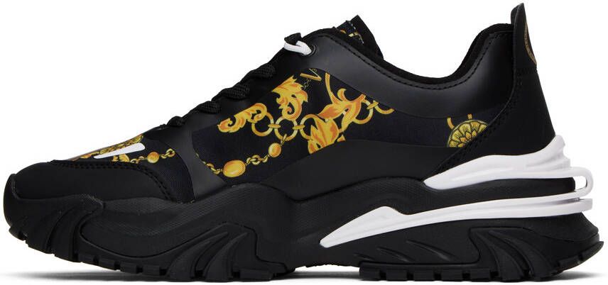 Versace Jeans Couture Black Trail Trek Sneakers