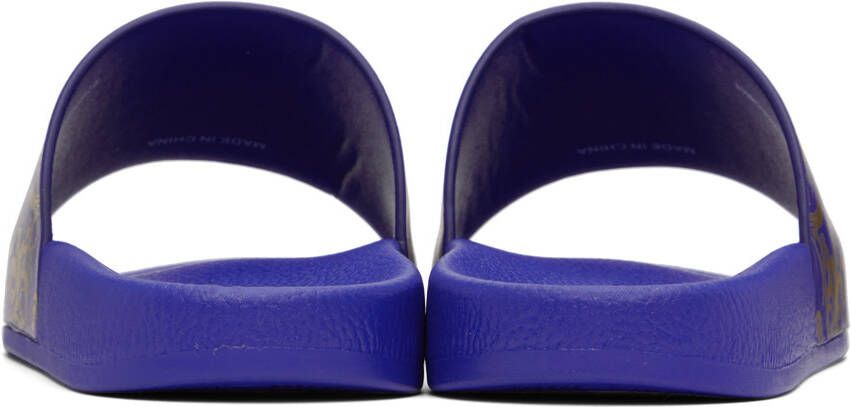 Versace Jeans Couture Blue Garland Slides