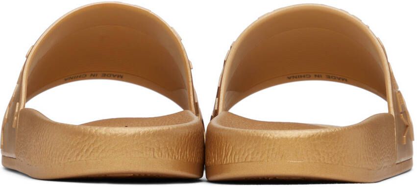 Versace Jeans Couture Gold Logo Slides