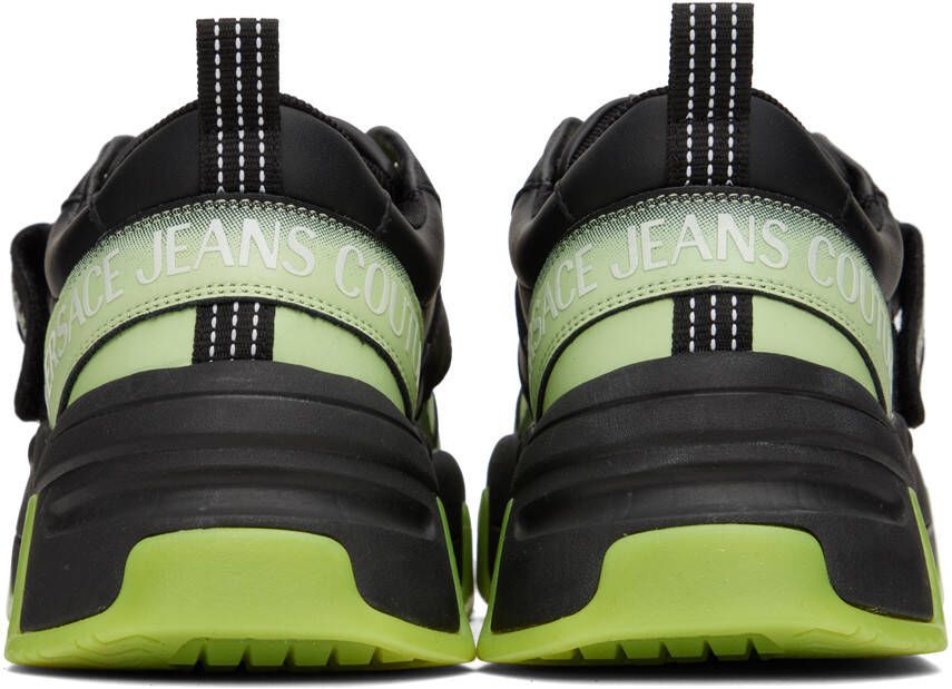 Versace Jeans Couture Green & Black Stargaze Sneakers