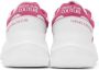 Versace Jeans Couture Off-White & Pink Speedtrack Low Sneakers - Thumbnail 4