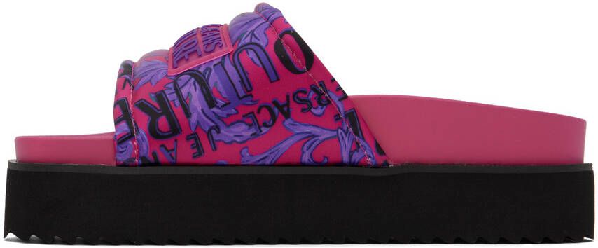 Versace Jeans Couture Pink Arizona Sandals