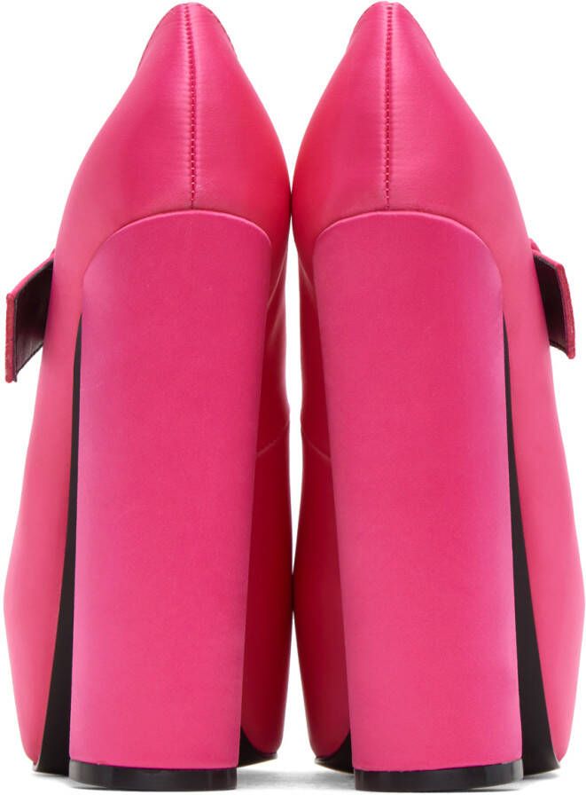 Versace Jeans Couture Pink Hurley Platform Heels