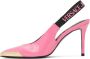 Versace Jeans Couture Pink Scarlett Slingback Heels - Thumbnail 3