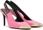 Versace Jeans Couture Pink Scarlett Slingback Heels - Thumbnail 4