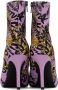 Versace Jeans Couture Purple Brush Couture Scarlett Boots - Thumbnail 2