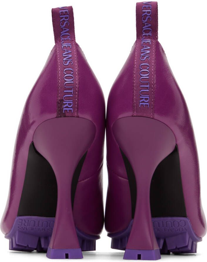 Versace Jeans Couture Purple Flair Heels