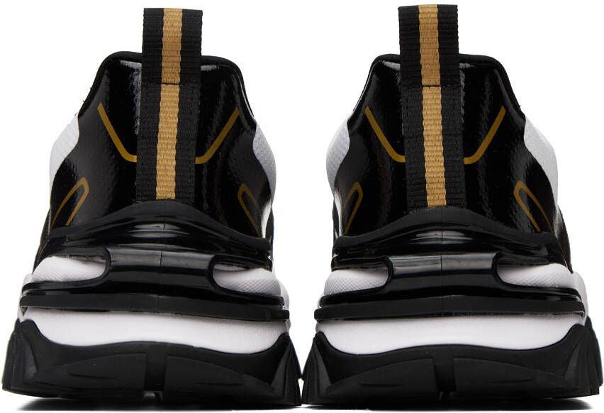 Versace Jeans Couture White & Black Trail Trek Sneakers