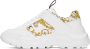 Versace Jeans Couture White & Gold Speedtrack Sneakers - Thumbnail 3